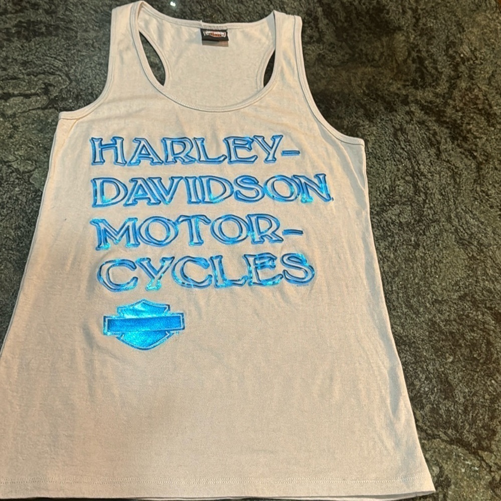Harley Davidson racer back tank top